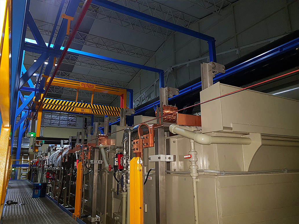 Nickel chrome plating plant